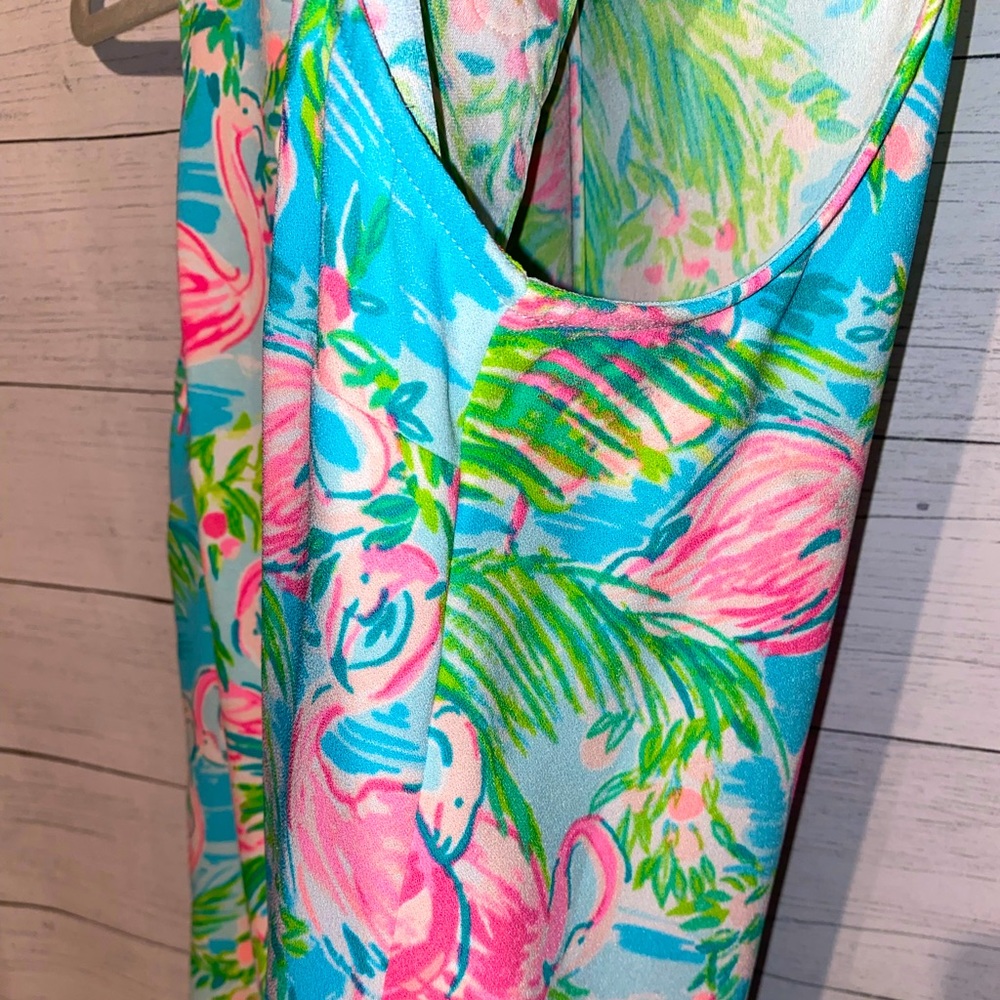 Lilly pulitzer Flamingo dress - Picture 3 of 14